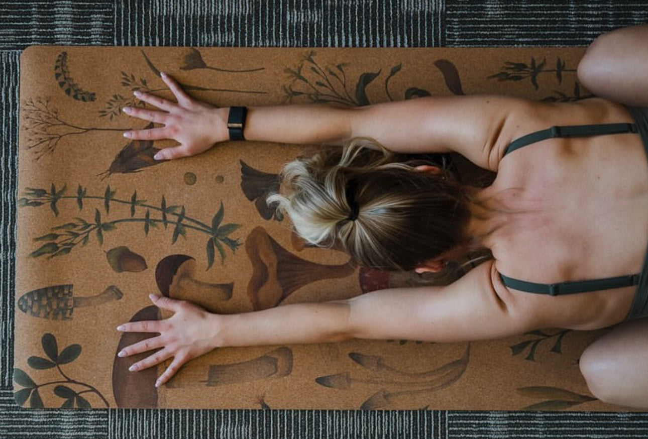 X-Thick Myco Forest Cork Yoga Mat | 6MM
