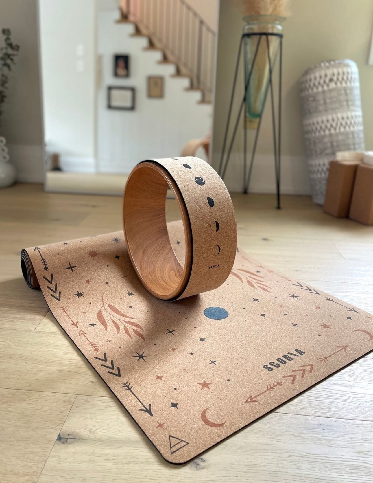 X-Thick Butterfly Cork Yoga Mat | 6MM