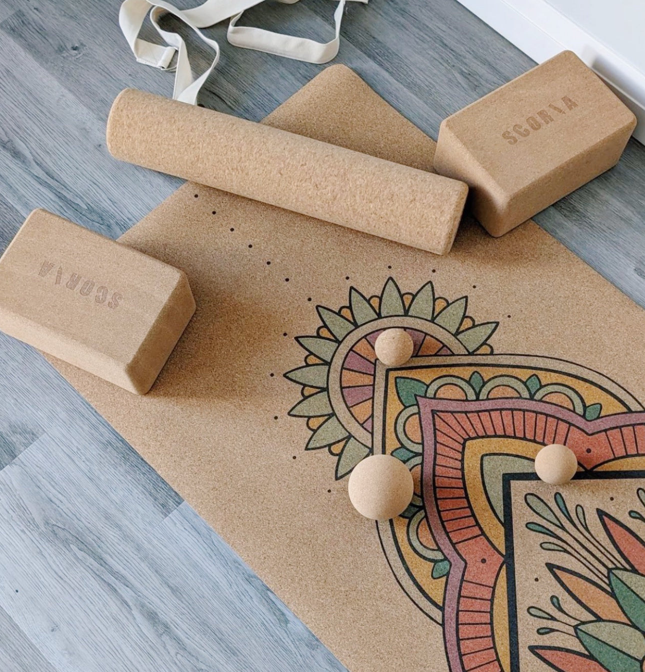 THE ORIGINAL CORK YOGA BLOCK | 4"x6"x9"
