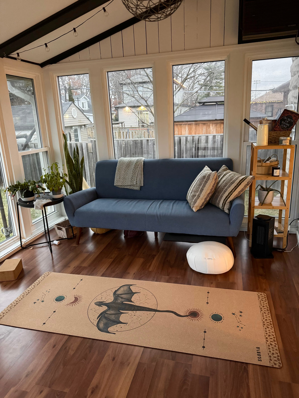 Flying Dragon Cork Yoga Mat | 4.5MM