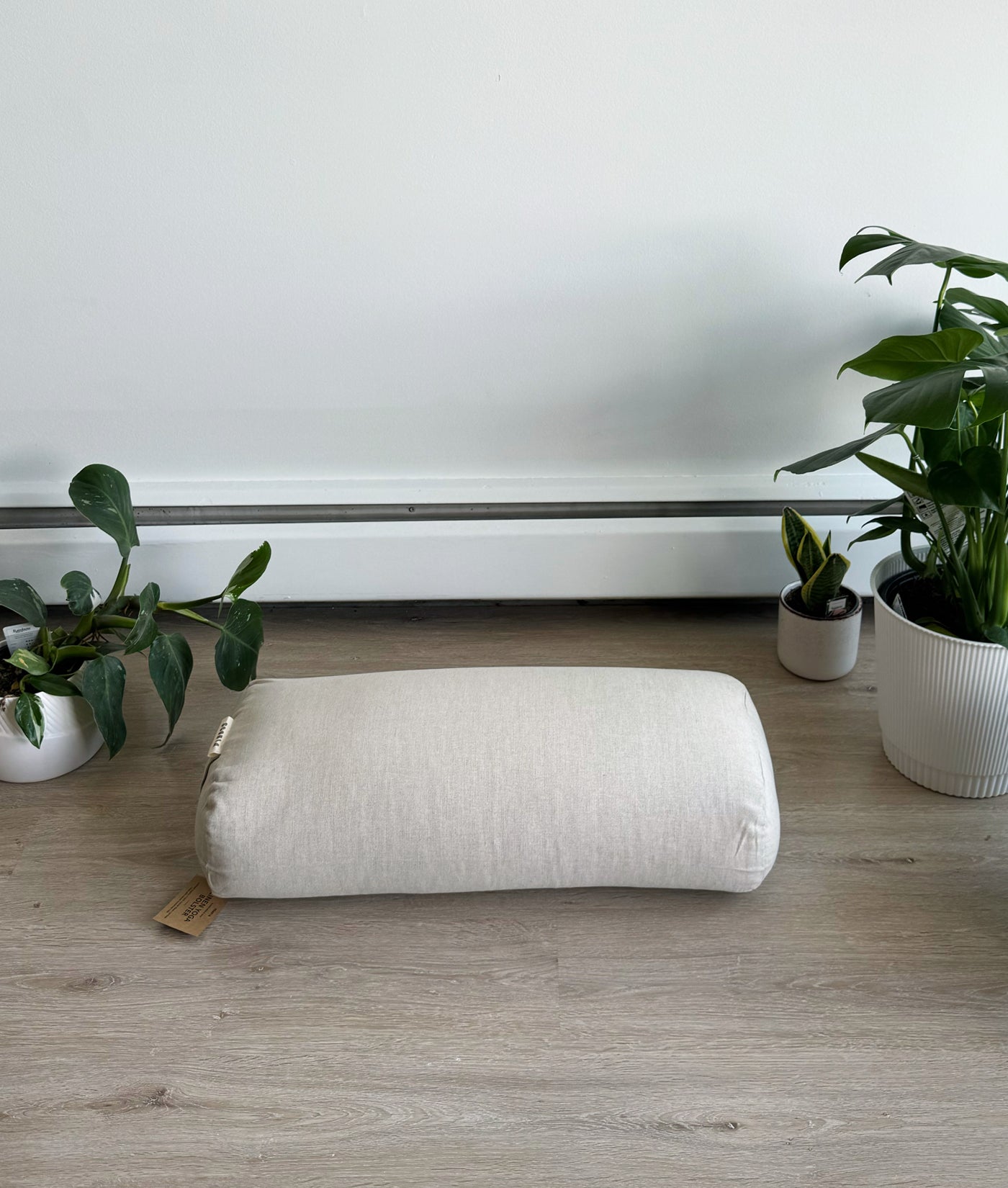 Rectangular Linen Yoga Bolster | Natural & Organic | 100% Linen