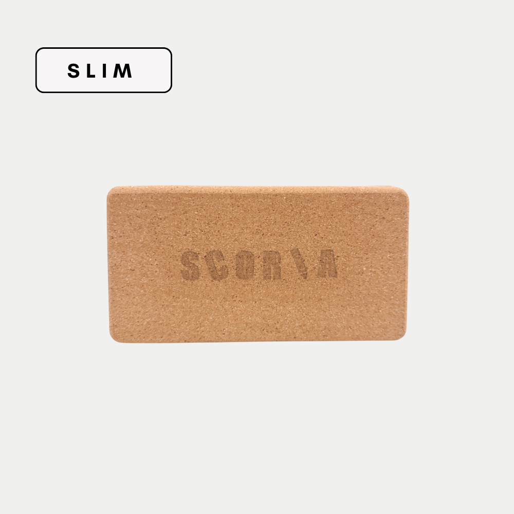 SLIM CORK YOGA BLOCK | 3x4.5x8.5"