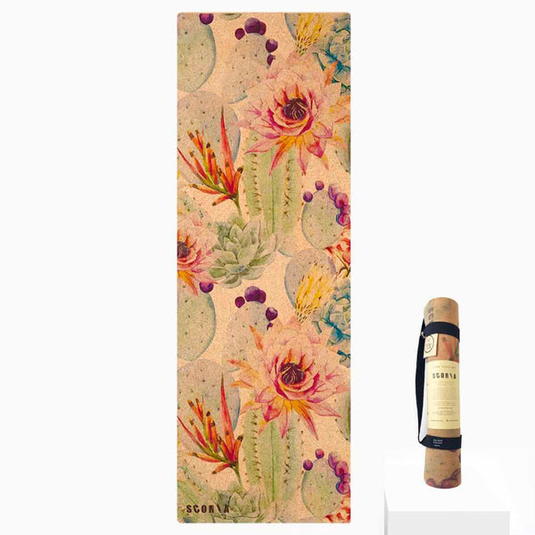 Botanicals Cork Yoga Mat, 4.5MM