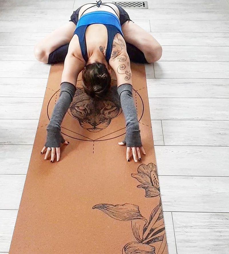 *PRE-ORDER* Mountain Lion Cork Yoga Mat (3.5MM OR 4.5MM) - Scoria