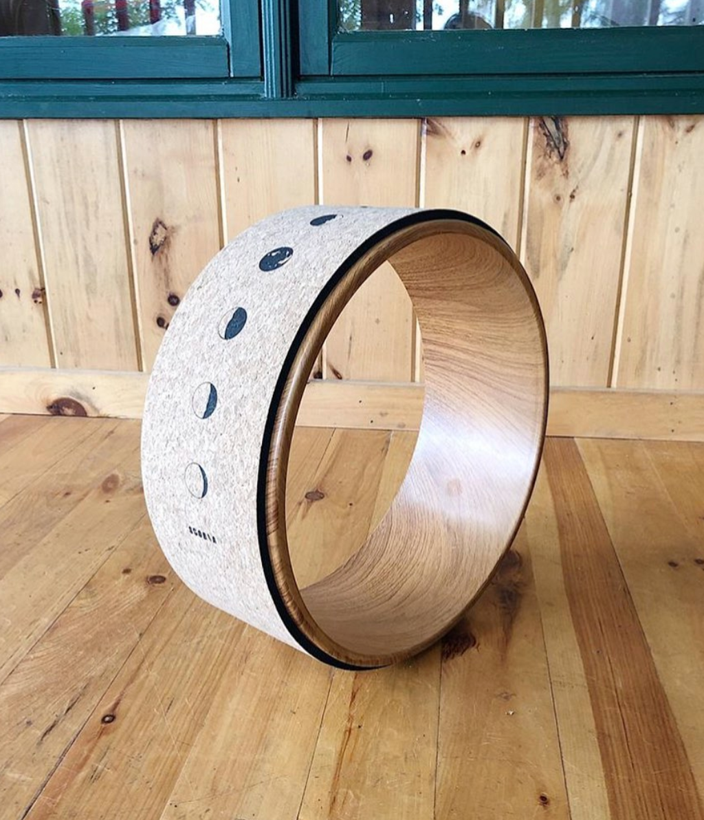 Illuminate Cork Yoga Wheel by Scoria World Sustainable Playful