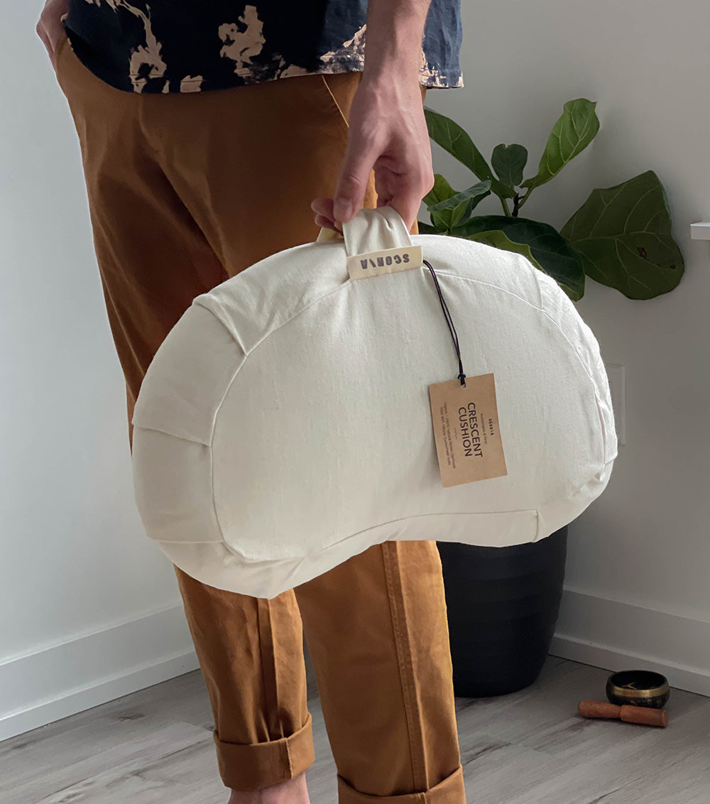 White Meditation Set (Seat & Zabuton) - Scoria World