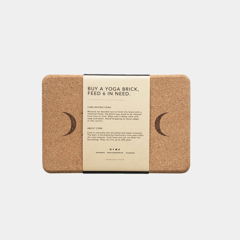 scoria moon phases cork yoga block