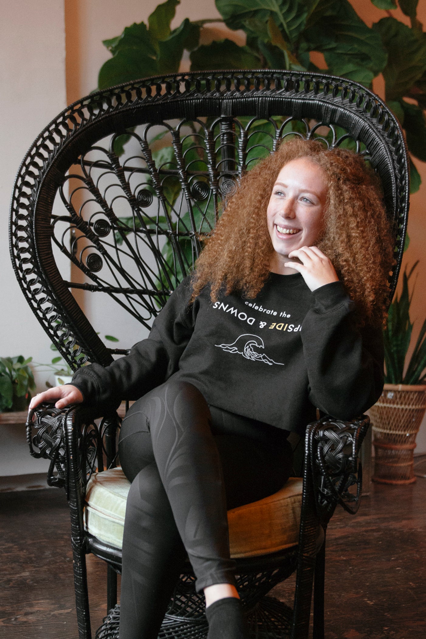 Celebrate the Ups & Downs Sweatshirt - Scoria