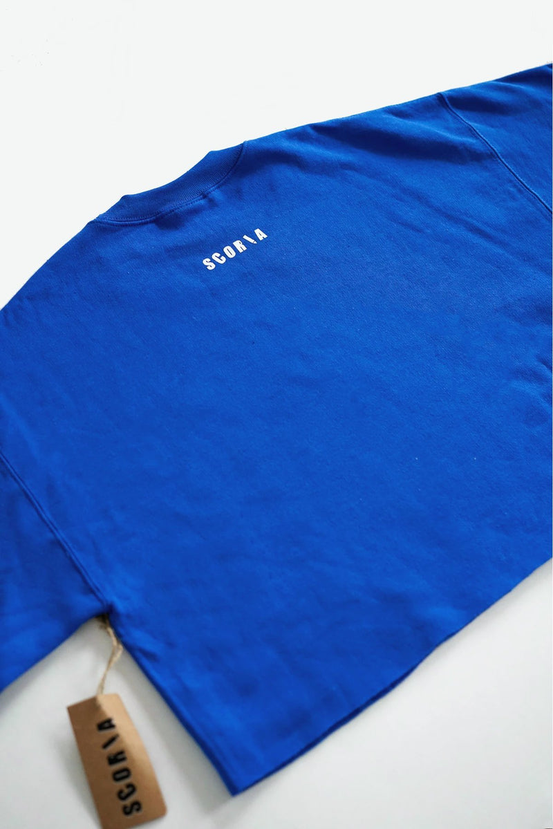 Moon Phases Blue Sweatshirt - Scoria