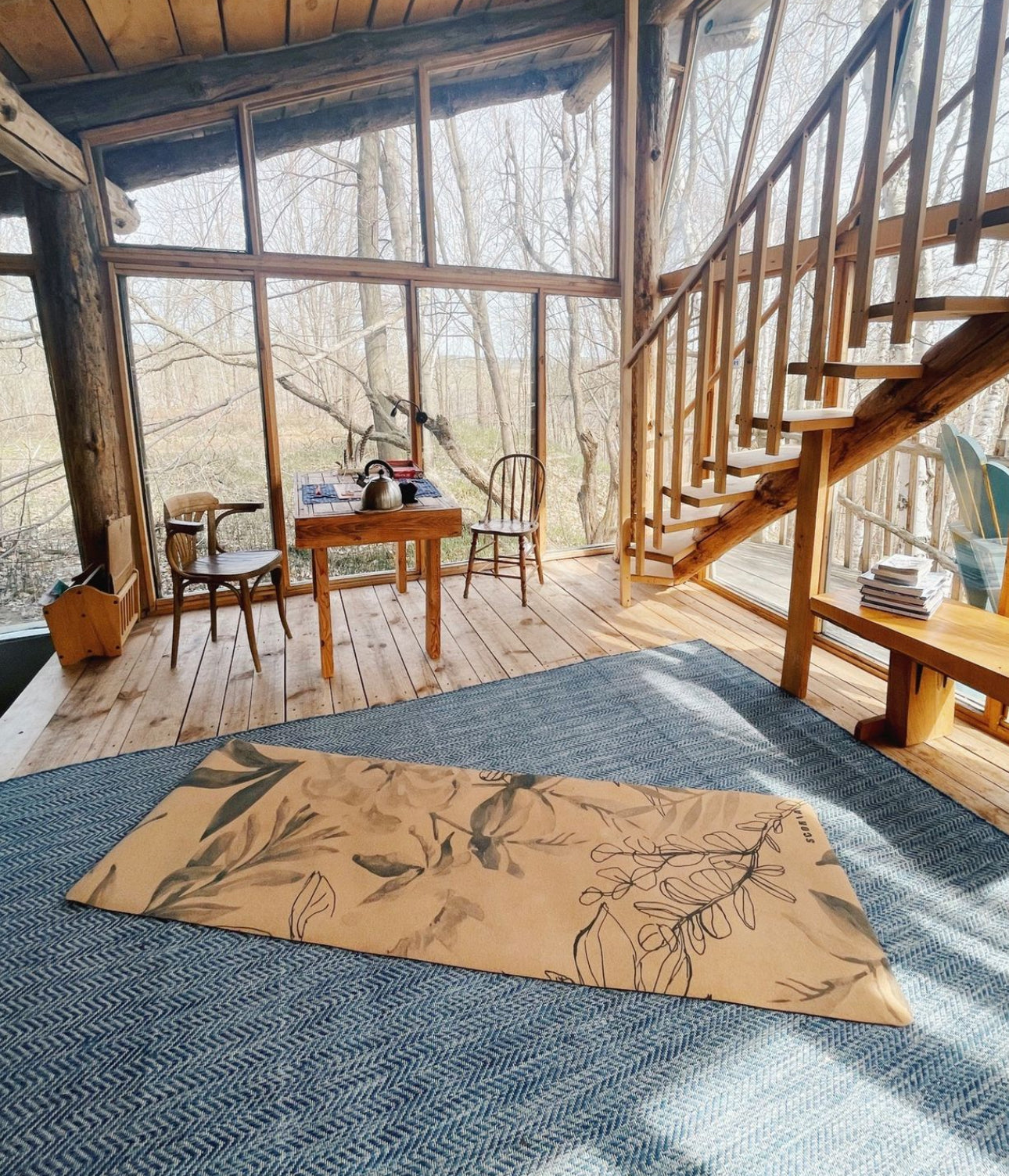 The Best Yoga Mat for Camping & Cabin Season: Why Cork Wins Outdoors