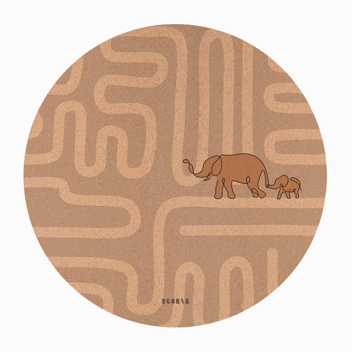 Scoria's Elephant Walk Round Baby Mat | Play & Stretch | 47