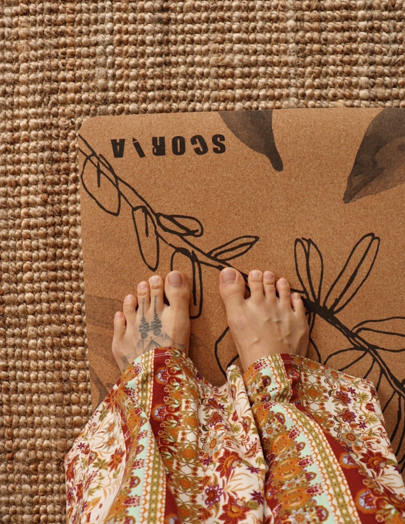 Scoria Cork Yoga Mat - Thumbnail 4