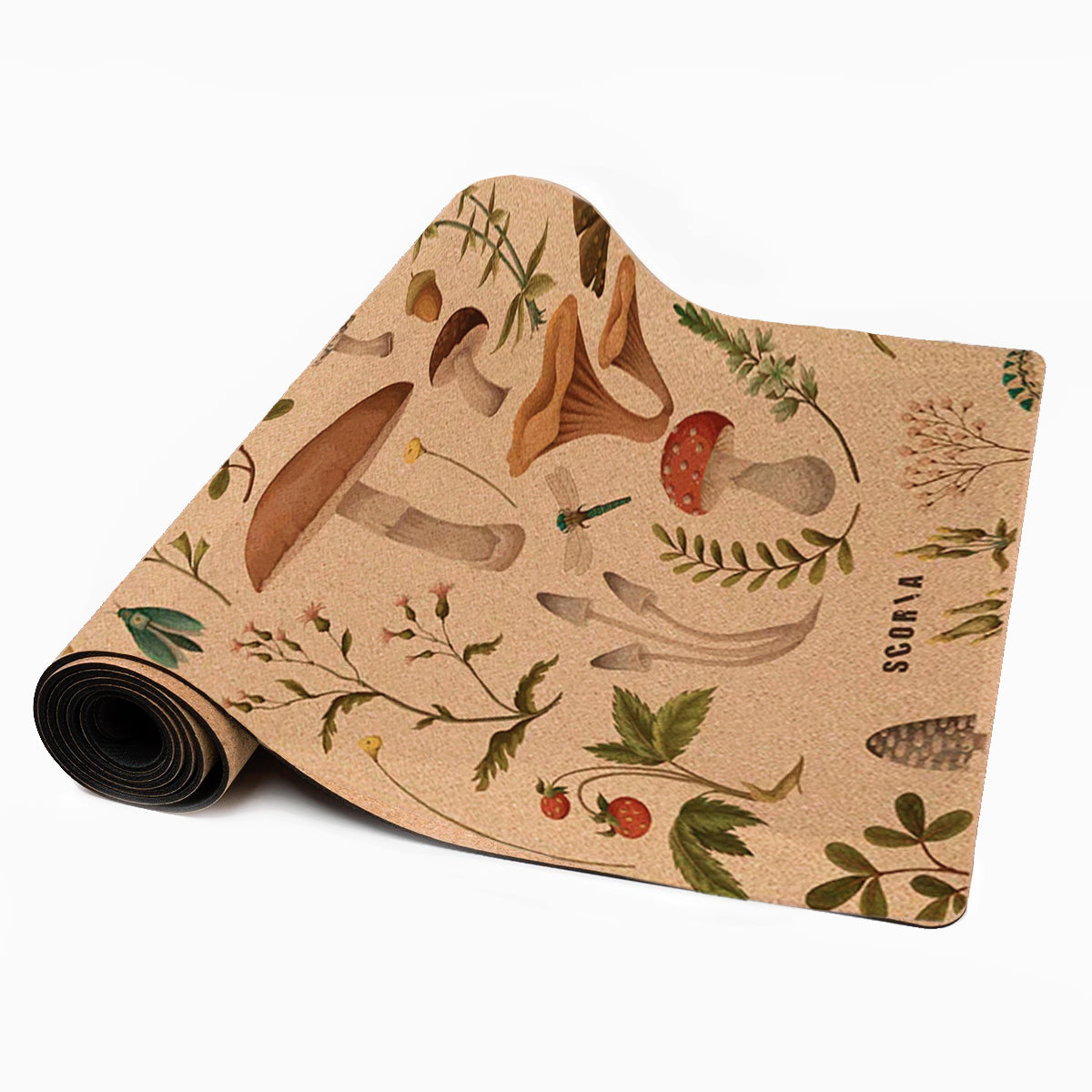 X-Thick Myco Forest Cork Yoga Mat | 6MM