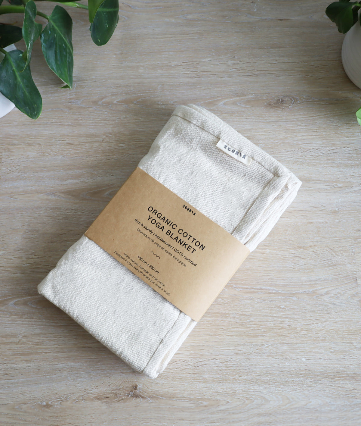 Standard Organic Cotton Yoga Blanket | Thick & Firm |  GOTS Certified | Eco-Friendly