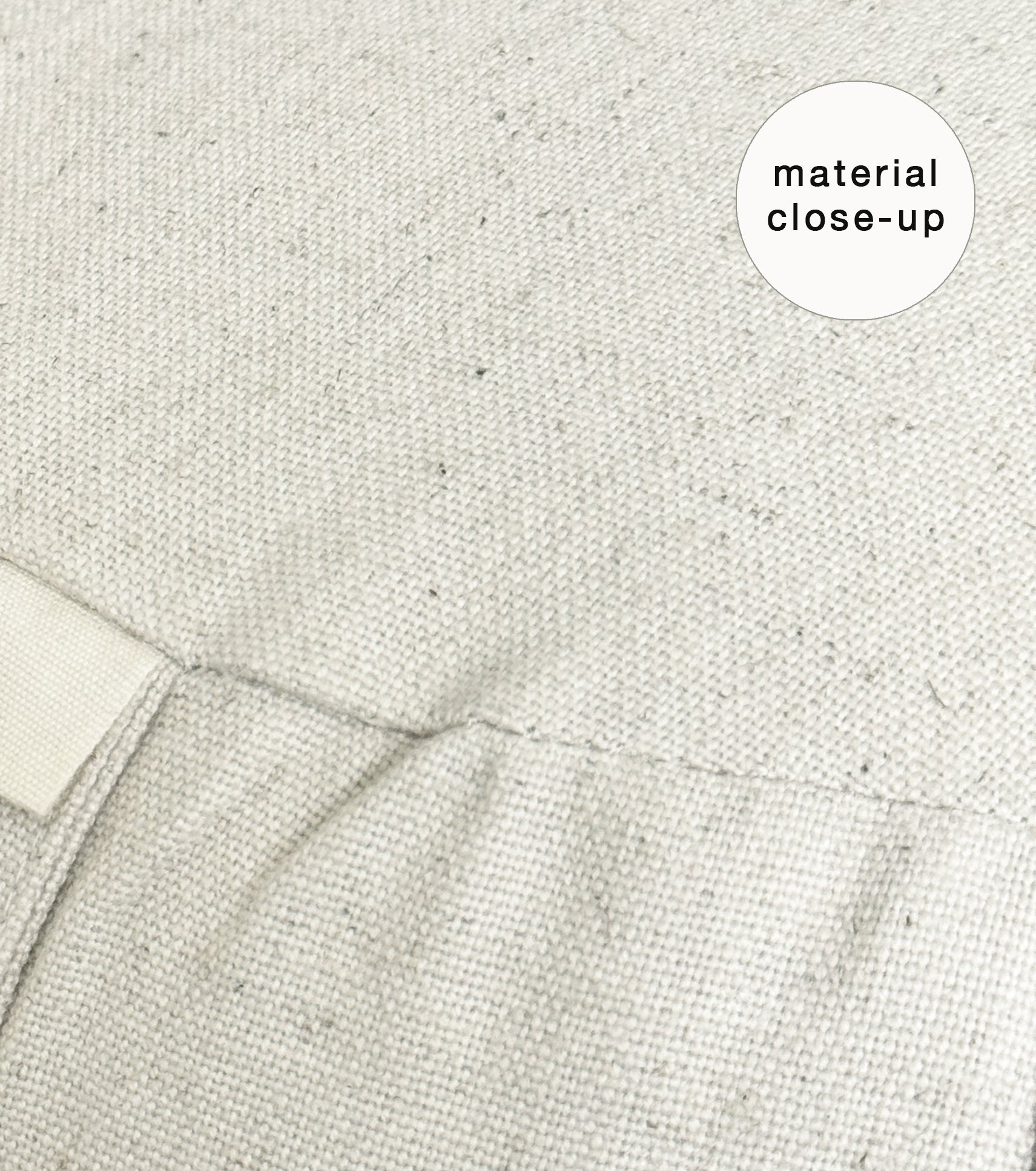 Zabuton Natural & Organic Meditation Mat | Ivory White