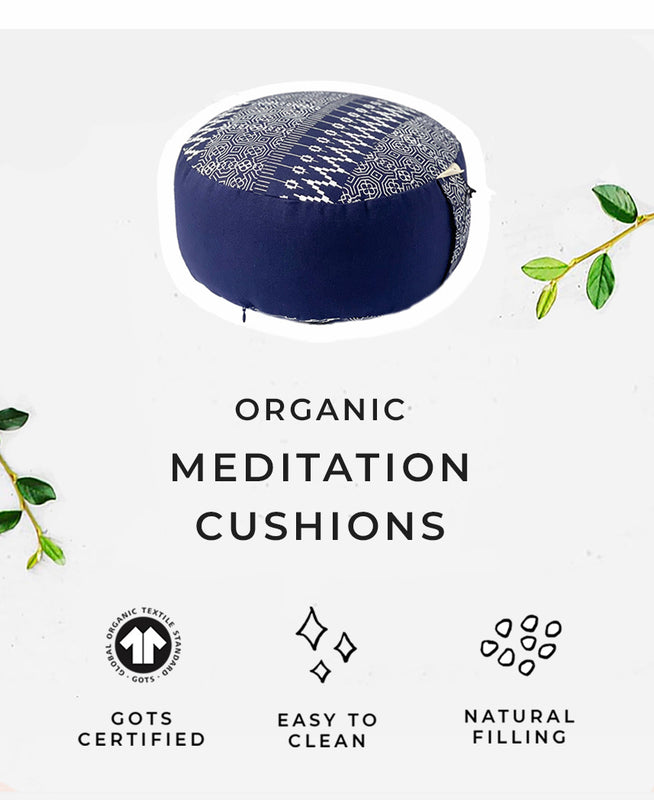 Scoria Natural Meditation Pillows, Zafus and Cushions Best US. Natural and Gives Back.