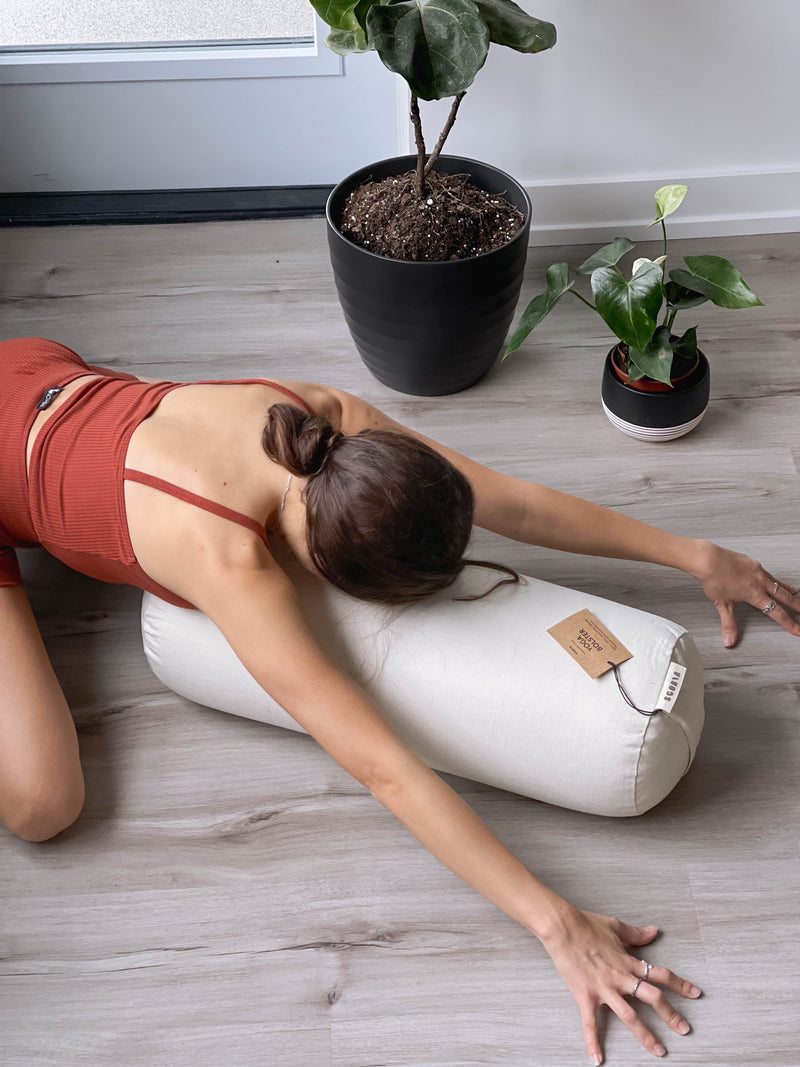 Yoga Bolster made from Organic Cotton - Sarveda