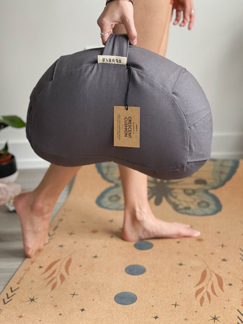 Crescent meditation cushion sale