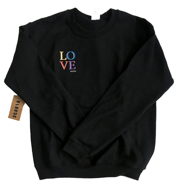 Love More Sweatshirt - Scoria