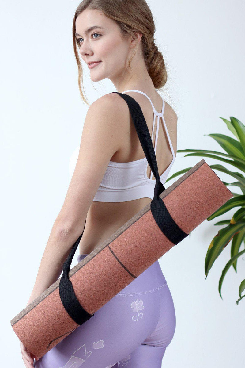 Alignment Cork Yoga Mat | 3.5MM - Scoria