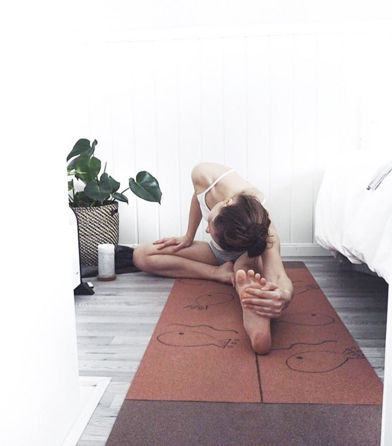 Lole Alignment Natural Cork Yoga Mat