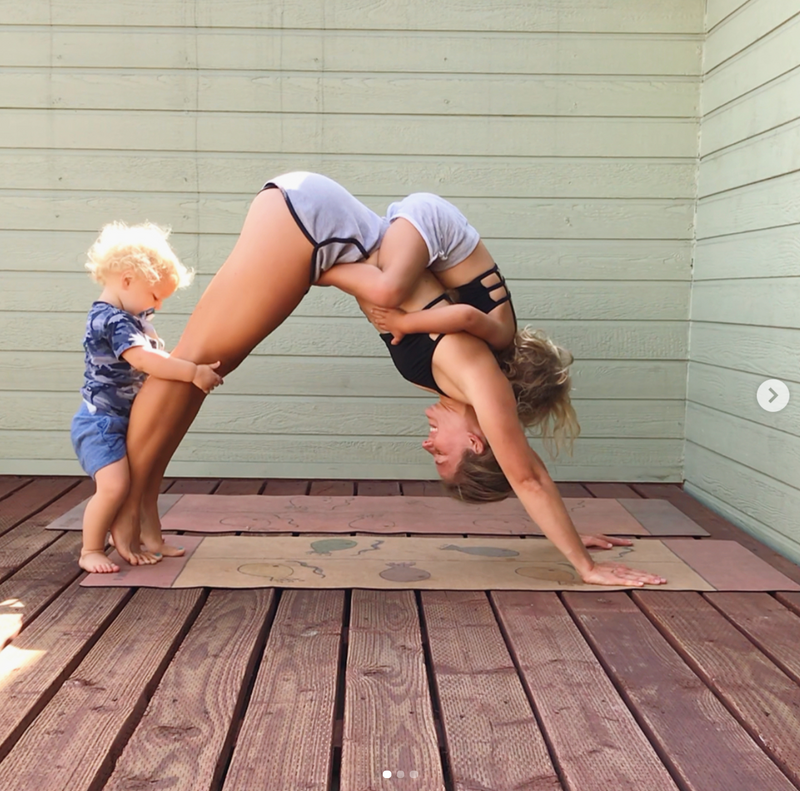 Kids Align Non-Toxic Cork Yoga & Play Mat (BIG) - Scoria