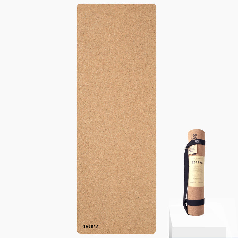 *PRE-ORDER* Standard Essential Cork Yoga Mat (4.5MM / OR 3.5MM) - Scoria