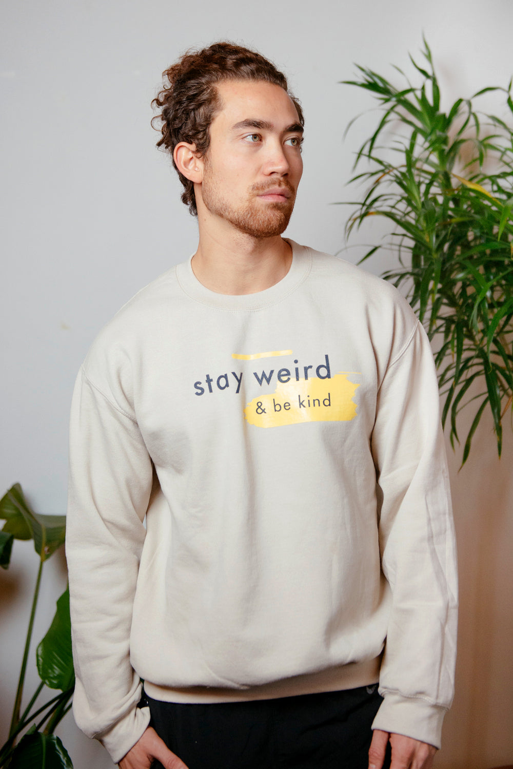 Stay Weird Be Kind Sweatshirt Scoria World