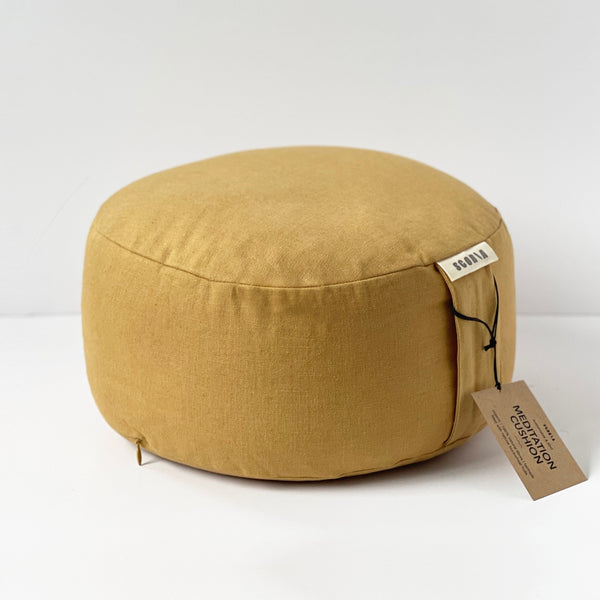 scoria's organic natural sustainable ethical environmental round meditation cushions