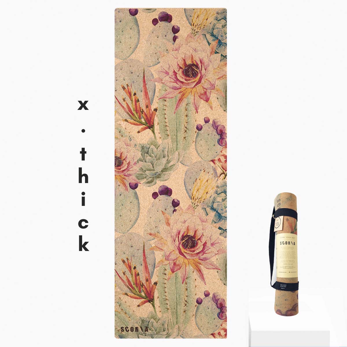 Scoria Essential Blank Cork Yoga Mat