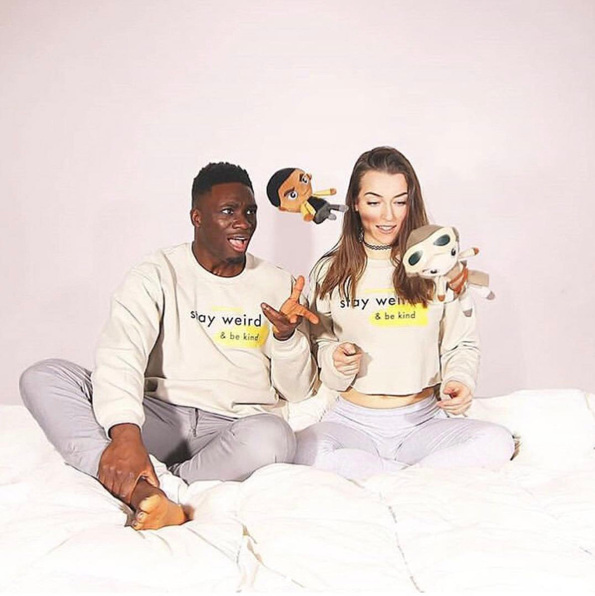 Stay Weird & Be Kind Sweatshirt - Scoria