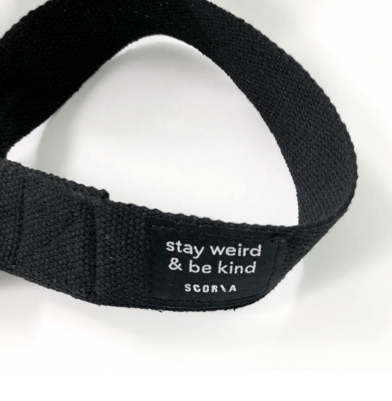 Mat Carry Strap (Stay Weird & Be Kind) - Scoria
